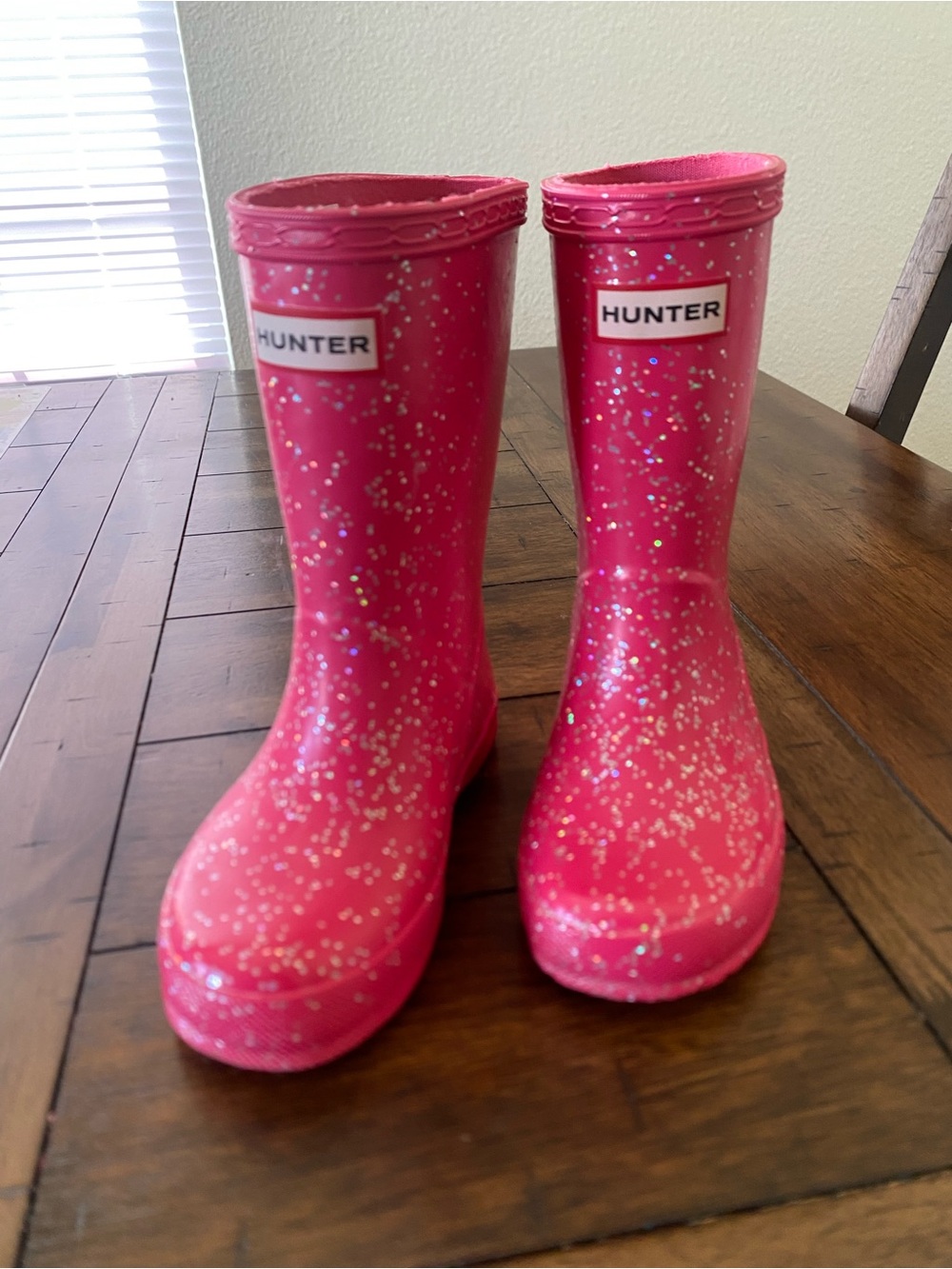 Hunter Kids Glitter Rain Boots